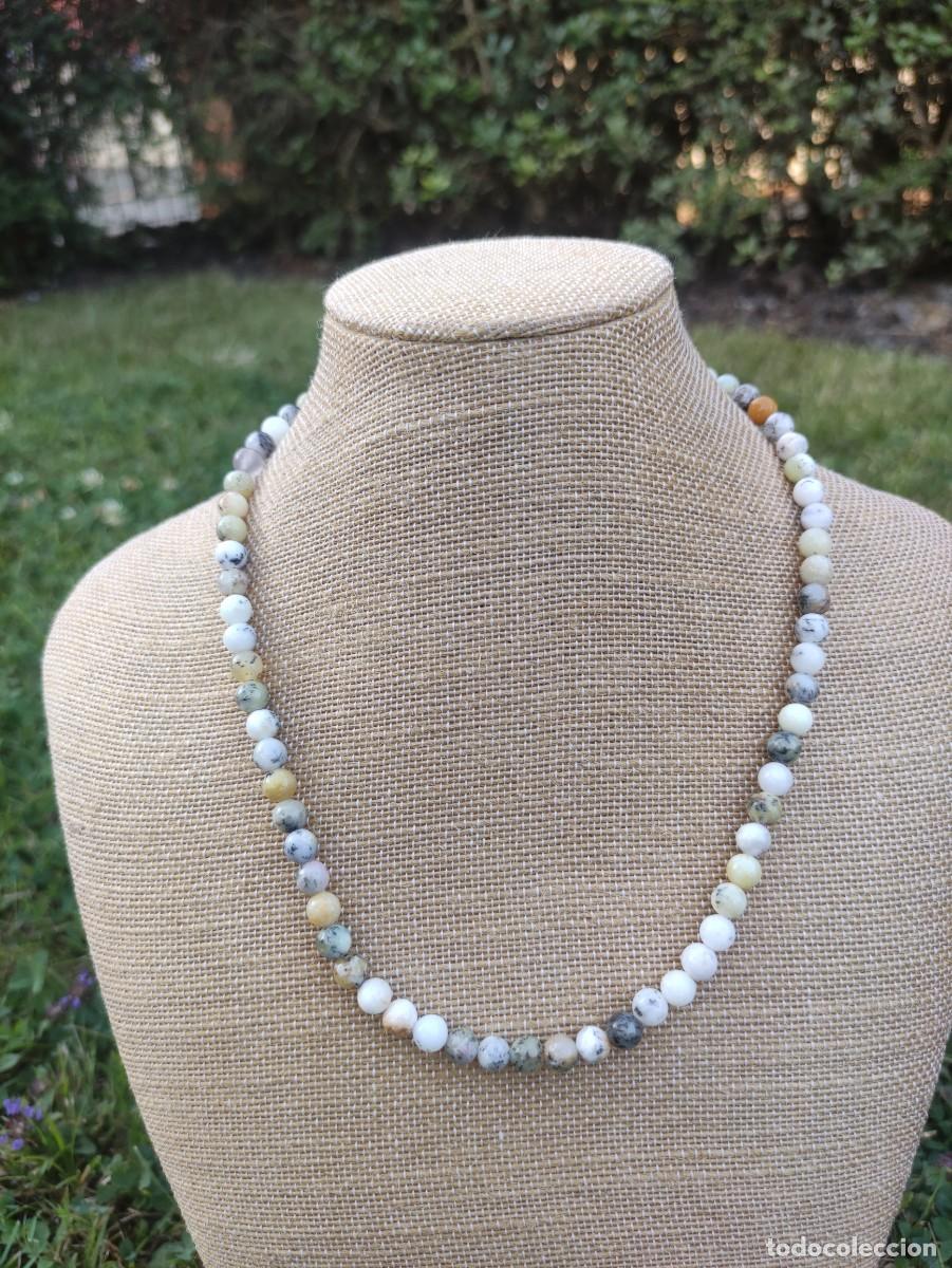 Joyeria: Lote dos collares en mineral y acero - Foto 7