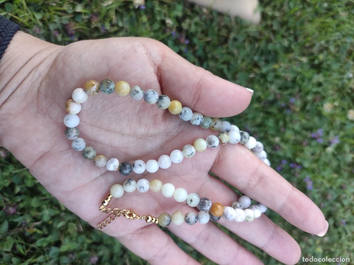 Joyeria: Lote dos collares en mineral y acero - Foto 8