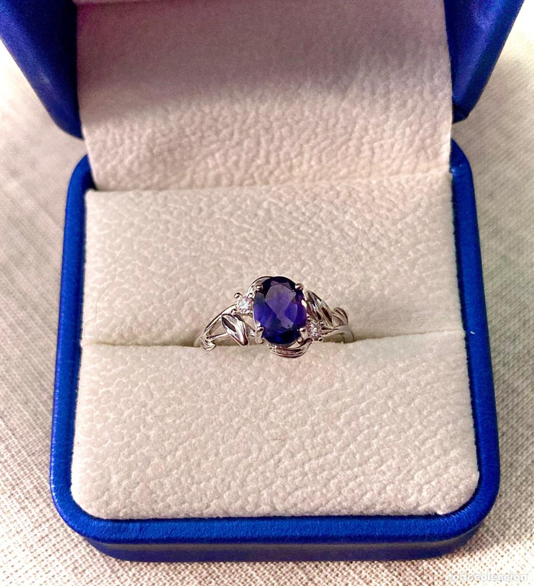 Joyeria: Anillo de Iolita Certificada en Plata - Foto 1