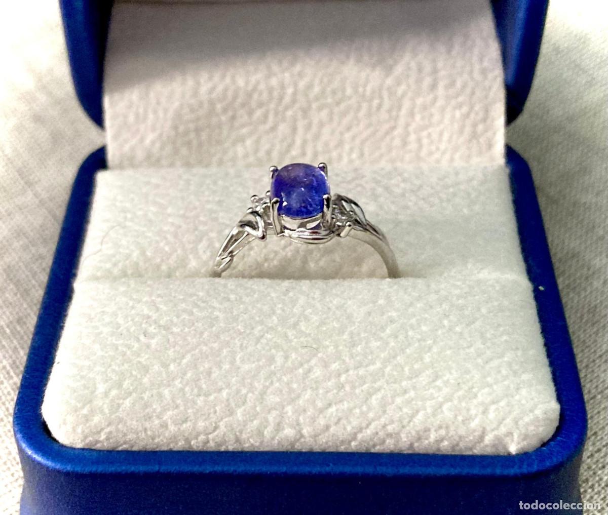 Joyeria: Anillo de Iolita Certificada en Plata - Foto 2