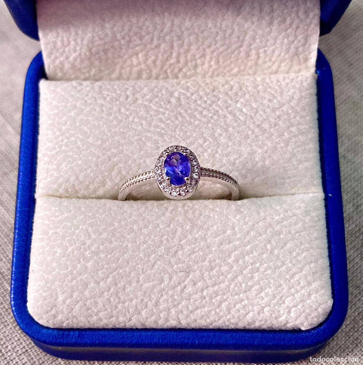 Joyeria: Anillo de Tanzanita Certificada en Plata II - Foto 1