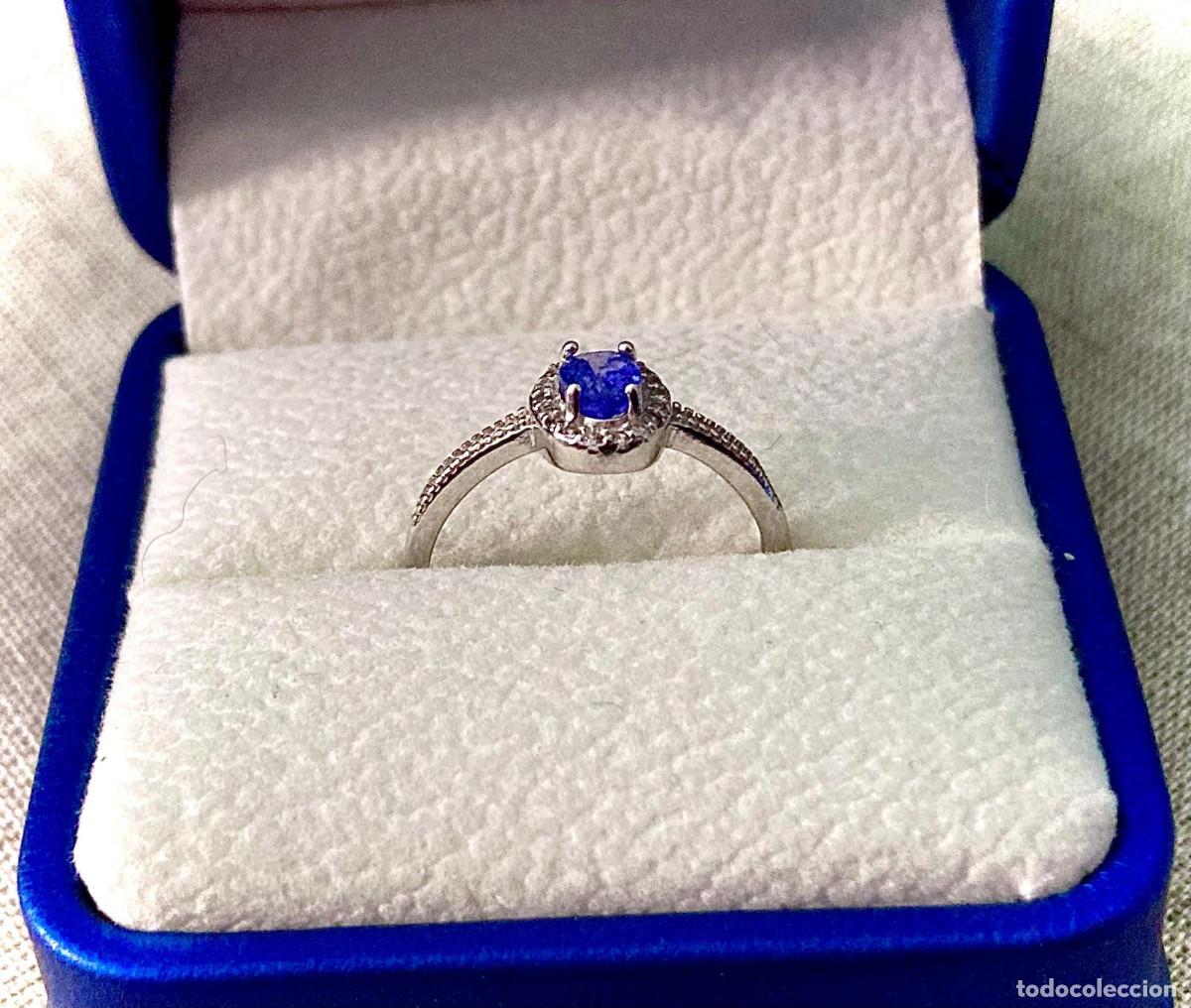 Joyeria: Anillo de Tanzanita Certificada en Plata II - Foto 2
