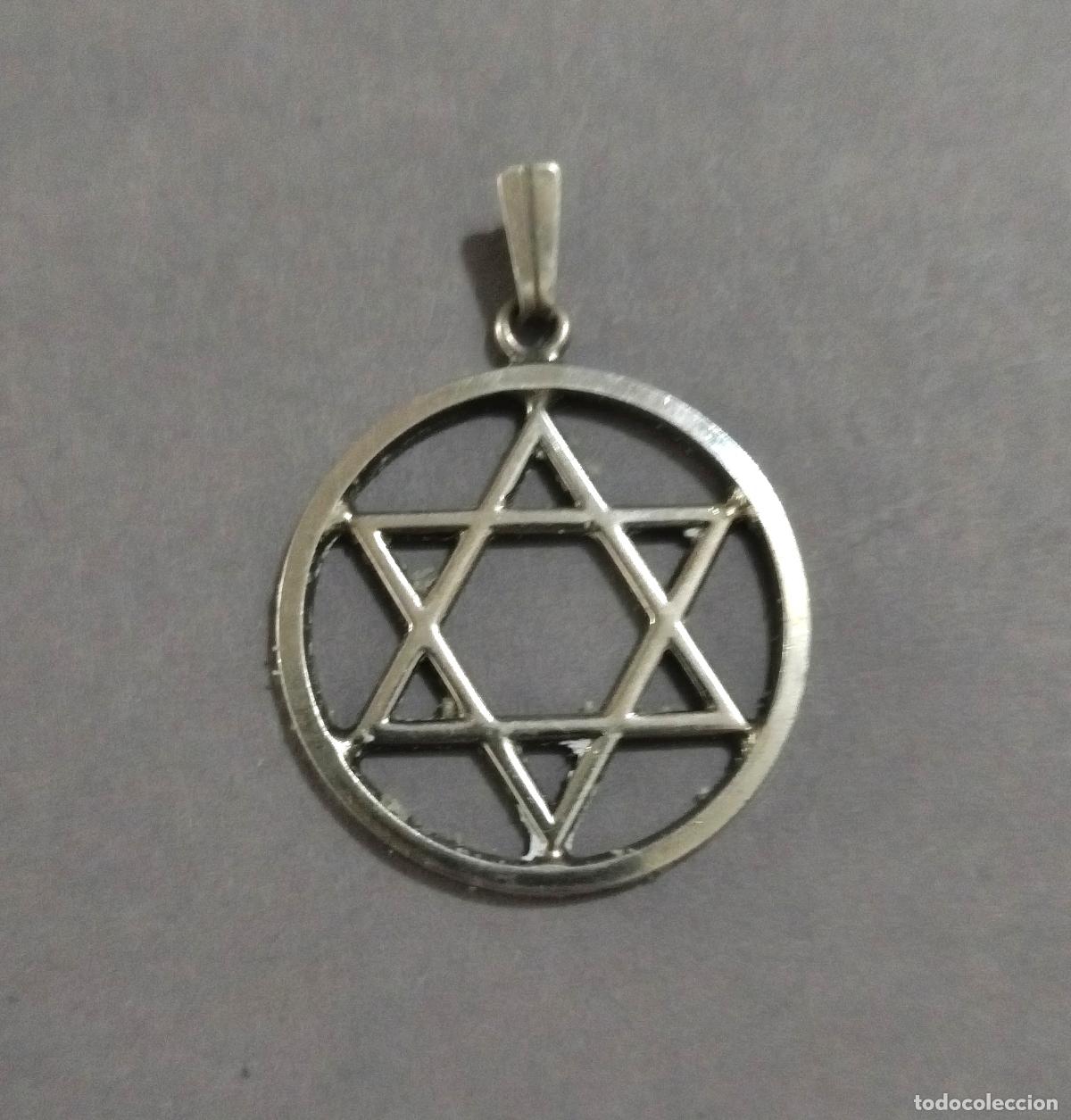 Joyeria: Colgante de plata de ley contrastada estrella. - Foto 4