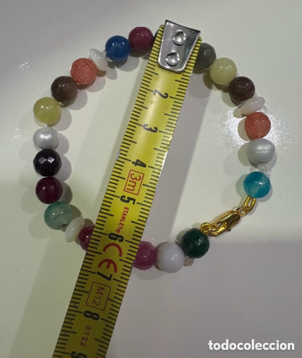 Joyeria: Pulsera con piedras de colores (A21) - Foto 2