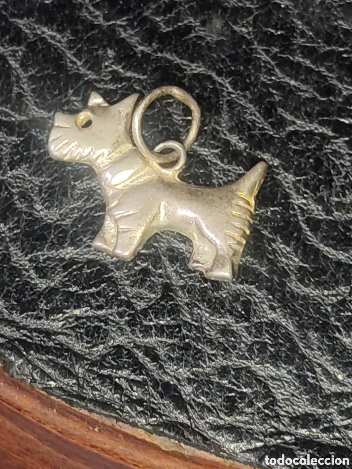 Joyeria: Colgante de plata perro fox Terrier.Vintage. - Foto 2