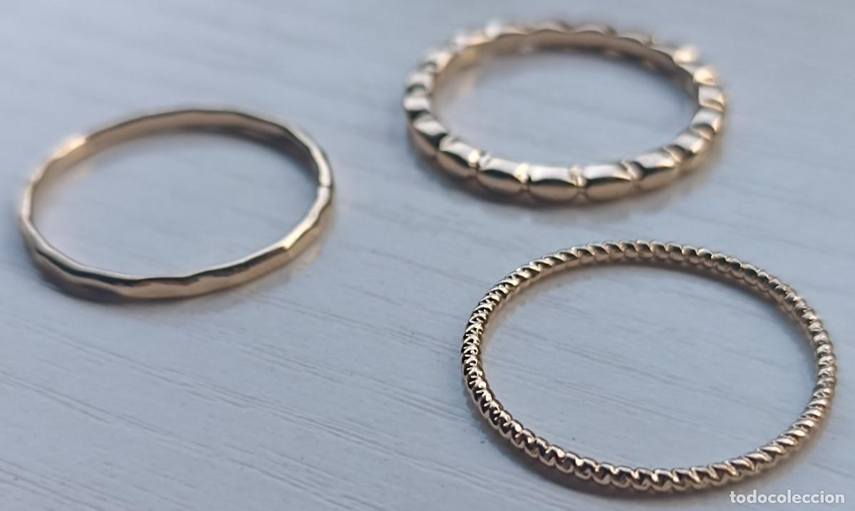 Joyeria: Lote de 3 anillos (joyer&iacute;a) - Foto 2