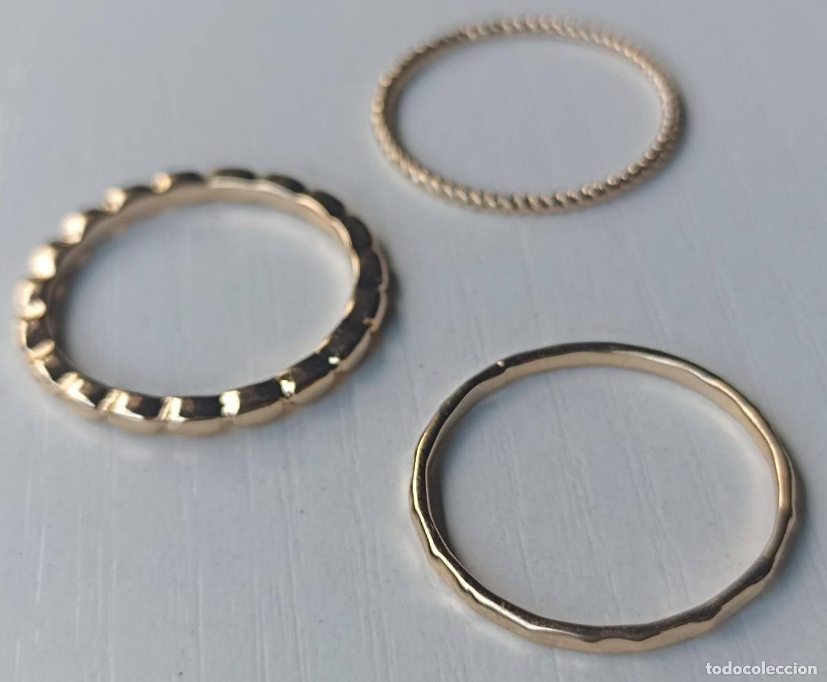 Joyeria: Lote de 3 anillos (joyer&iacute;a) - Foto 4