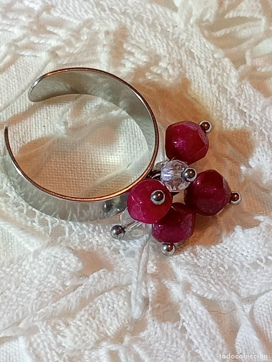 Joyeria: ORIGINAL ANILLO DE RUB&Iacute; Y CRISTAL CHECO (SIN USAR) - Foto 8
