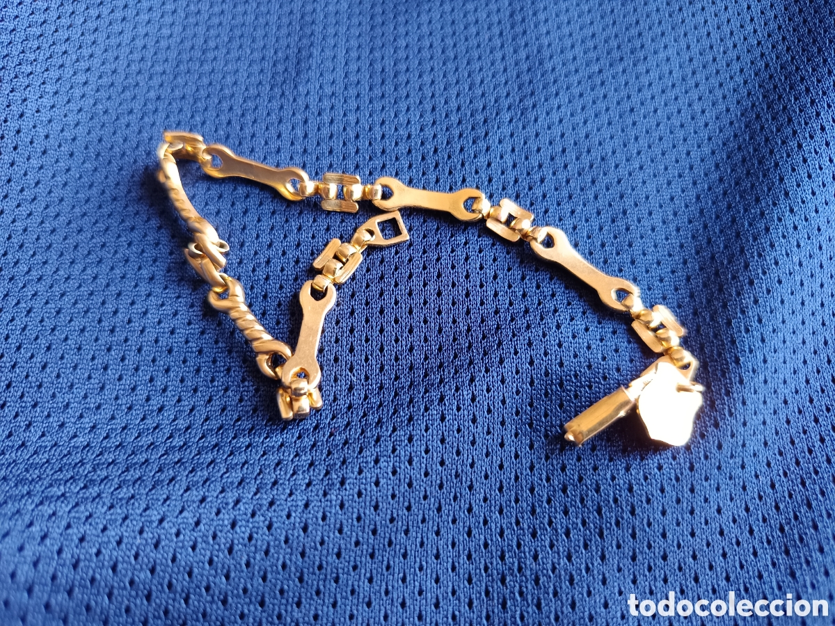Joyeria: Pulsera estilo Cartier chapada en oro de 20 k - Foto 4