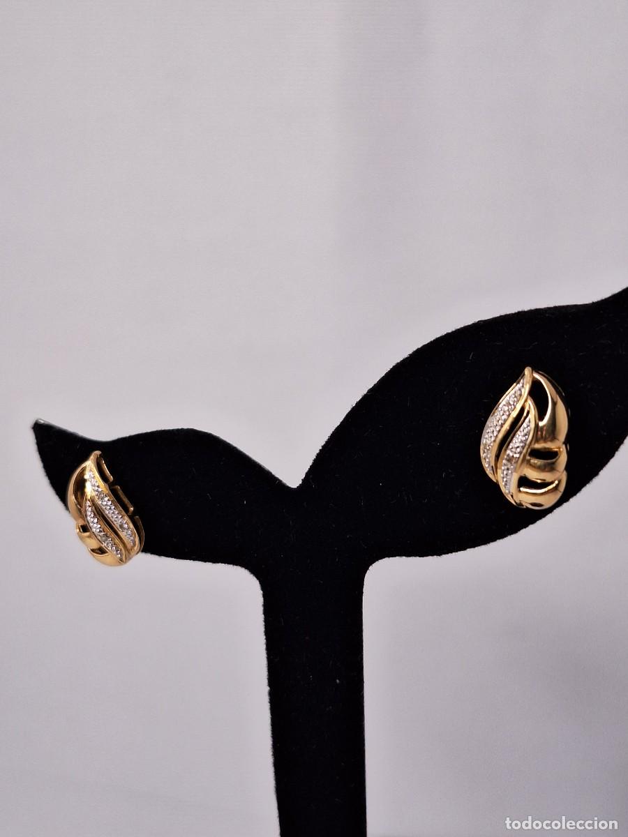 Joyeria: Pendientes en oro de ley y puntas de diamantes - Foto 11