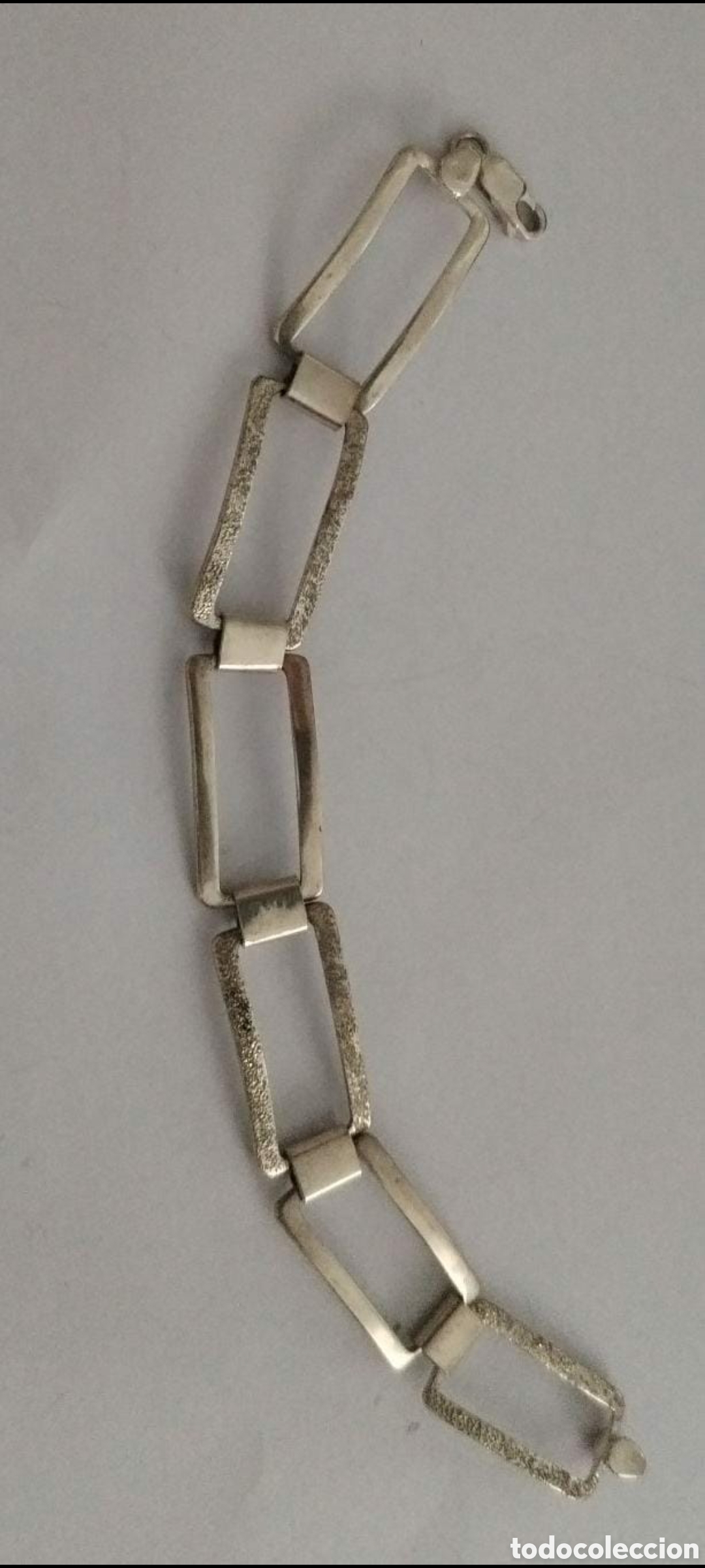 Joyeria: #1042 pulsera plata 925 eslab&oacute;n cuadrado - Foto 1