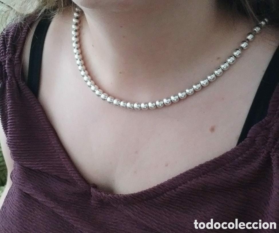 Joyeria: #1046 gargantilla de bolas plata 925 - Foto 3