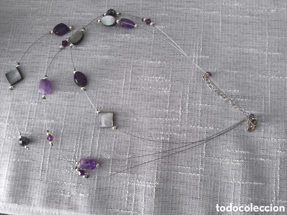 Joyeria: Collar de plata 925 y piedas - Foto 3