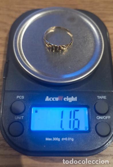 Joyeria: Anillo oro vintage art dec&oacute; con frontis de piedras - Foto 6