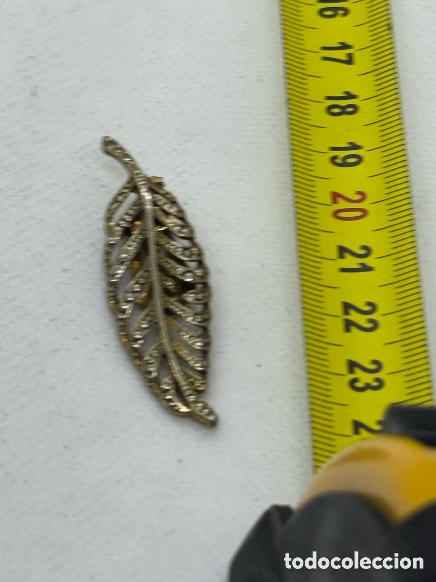 Joyeria: Adorno de Hoja Plateado - Foto 7