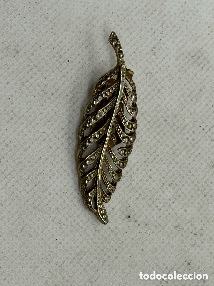 Joyeria: Adorno de Hoja Plateado - Foto 1
