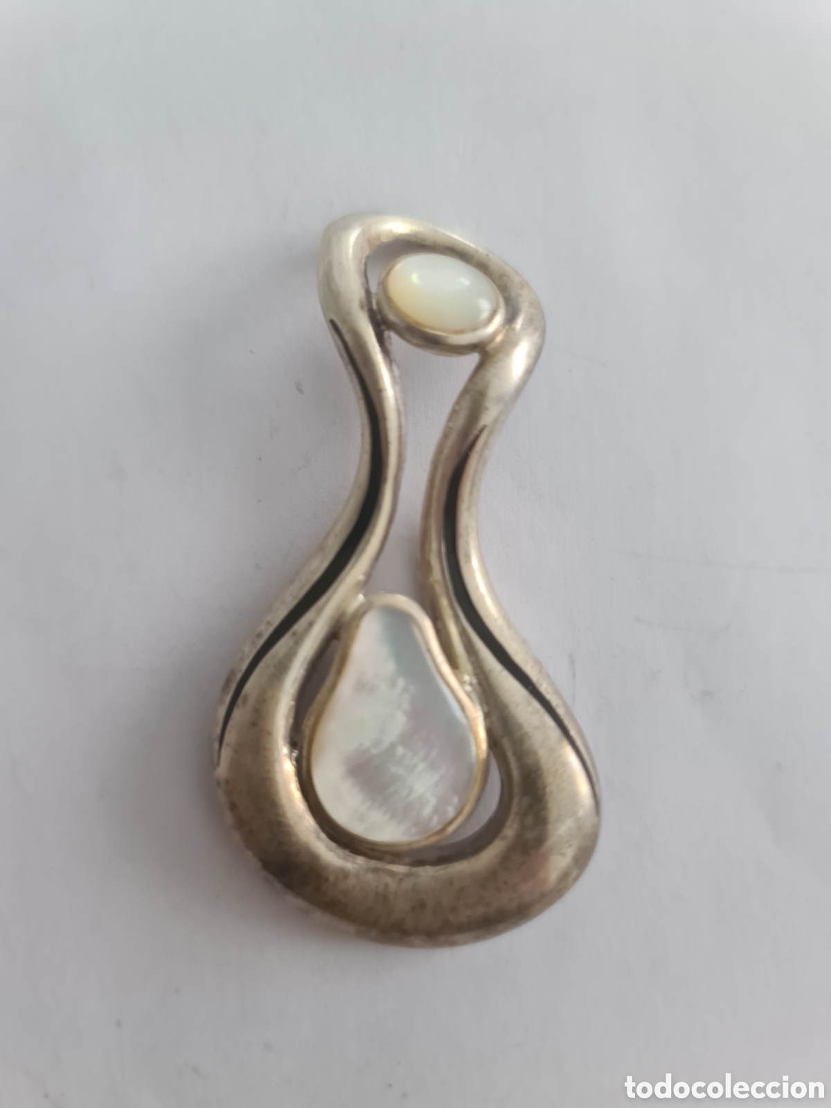 Joyeria: #1068 colgante plata 925 y nacar - Foto 1