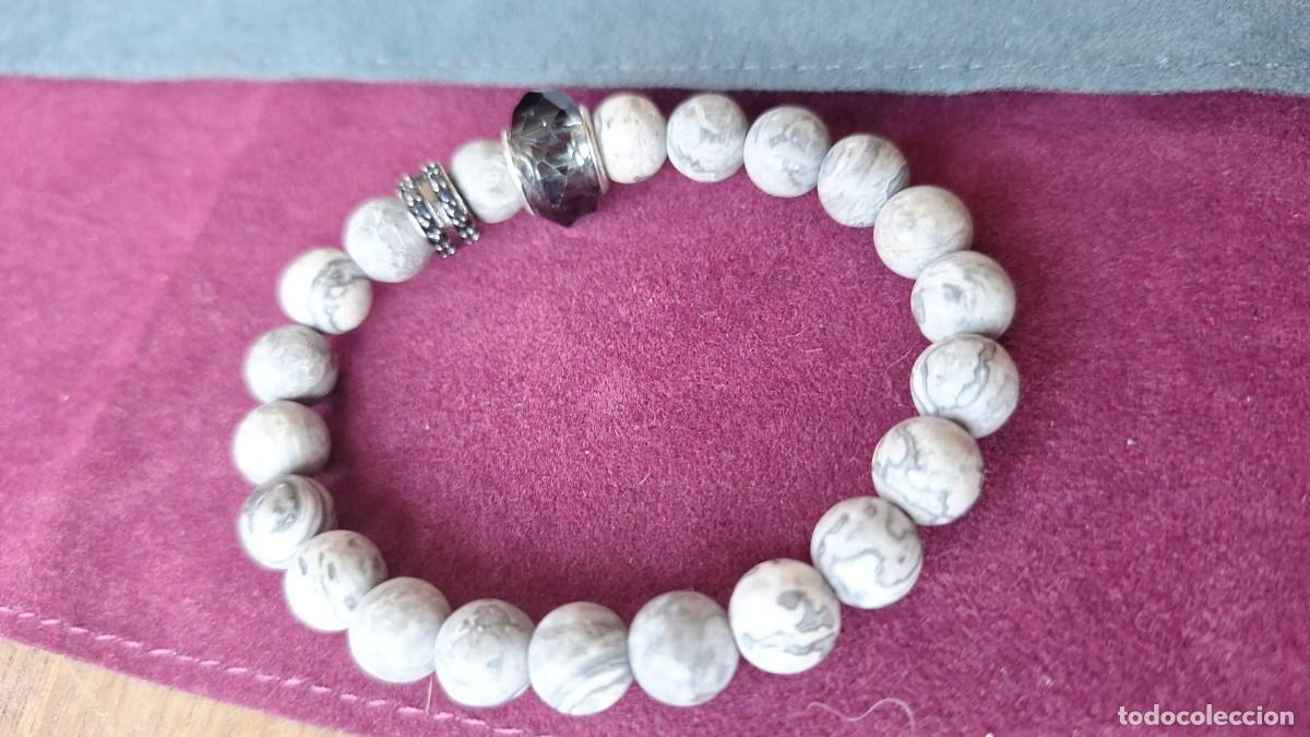 Joyeria: Pulsera de Piedra Jaspe Moteado - Foto 1