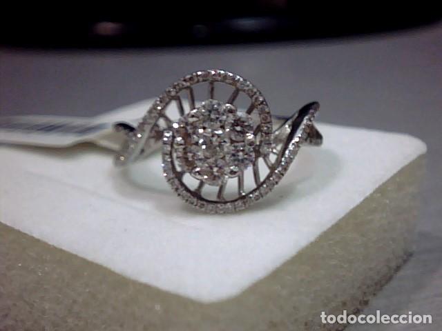 Joyeria: anillo oro 18 kts y diamantes - Foto 5