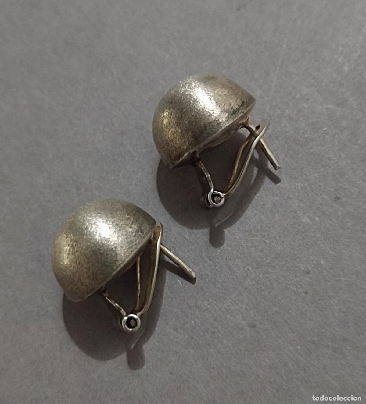 Joyeria: Pendientes de bola plata de ley contrastada, cierre de omega. - Foto 3