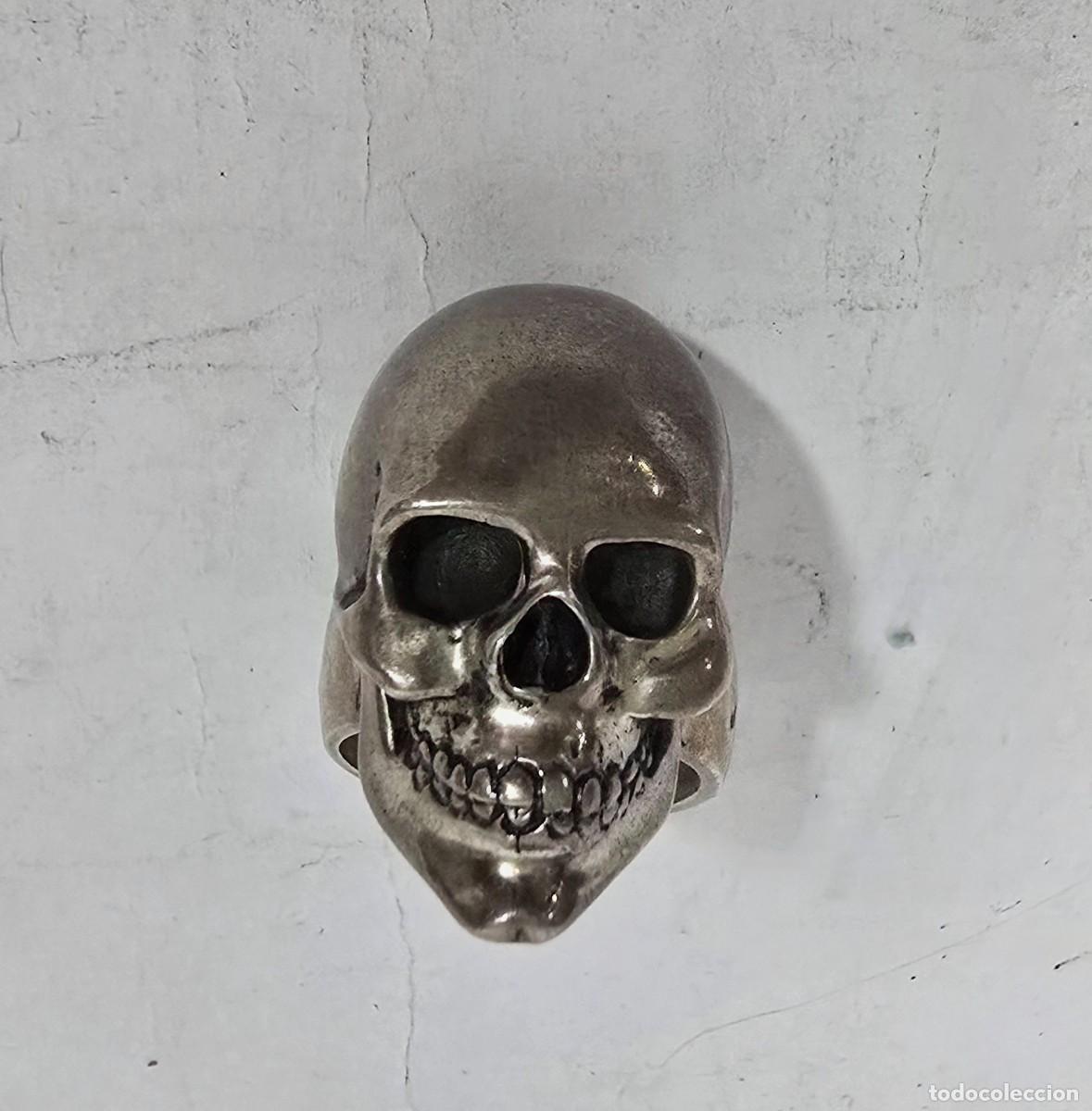 Joyeria: Anillo de plata con calavera - Foto 1