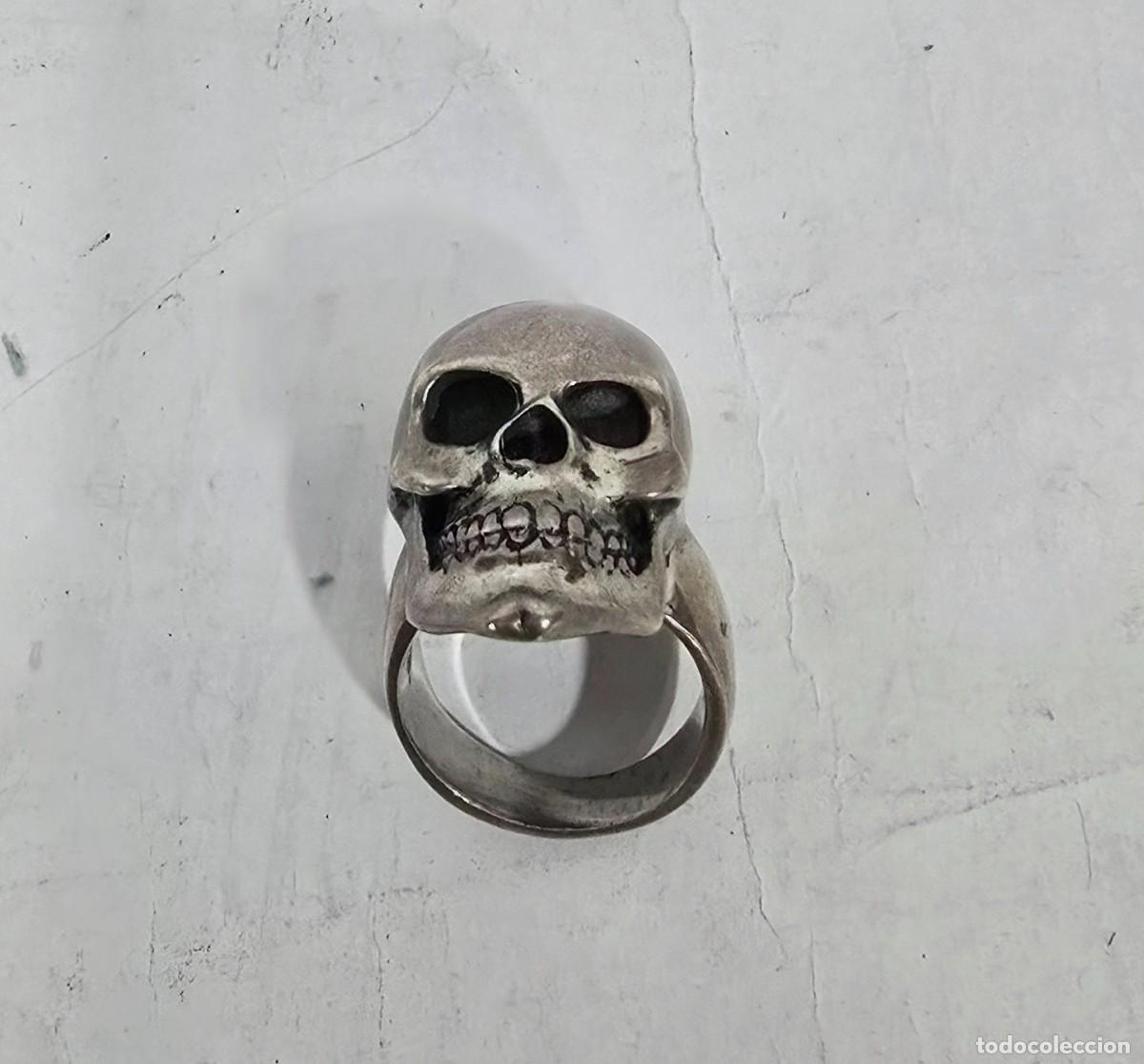 Joyeria: Anillo de plata con calavera - Foto 2