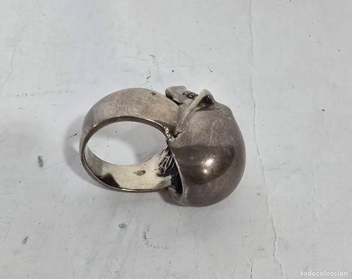 Joyeria: Anillo de plata con calavera - Foto 3