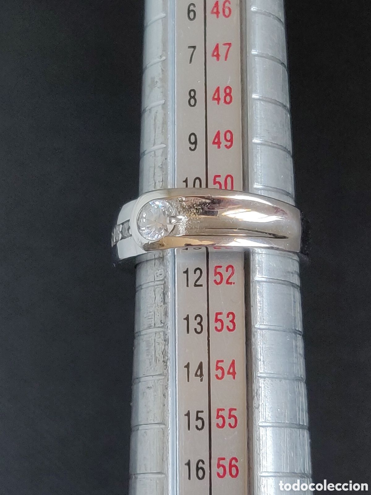 Joyeria: Anillo de plata de ley 925 rodiada con circonitas. - Foto 7