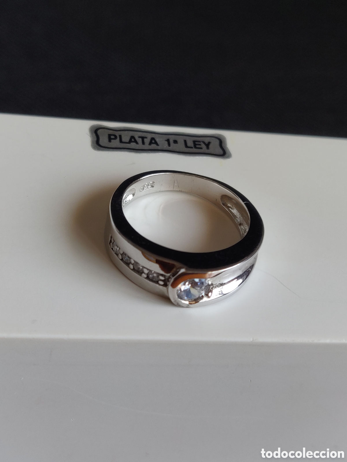 Joyeria: Anillo de plata de ley 925 rodiada con circonitas. - Foto 14