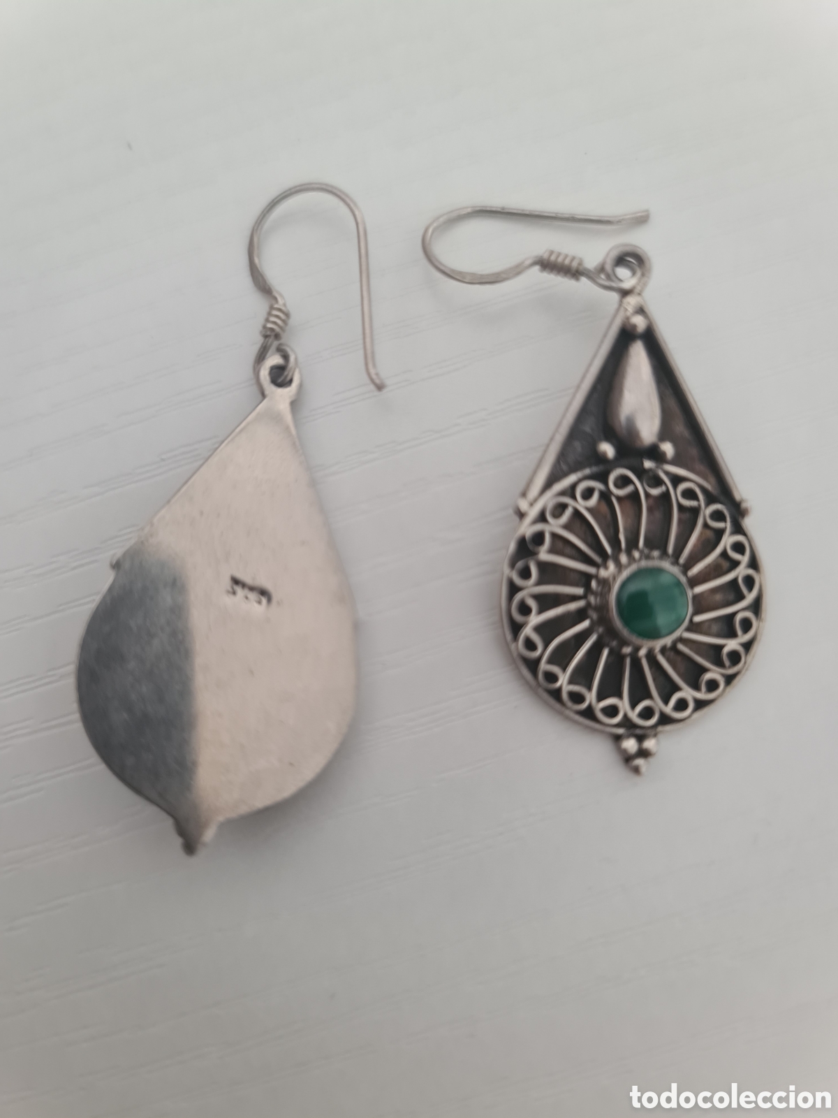 Joyeria: #1072 pendientes boho-chic plata 925 plata de ley - Foto 4