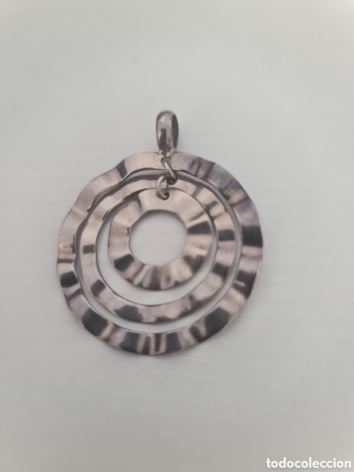 Joyeria: #1076 colgante en c&iacute;rculo plata de ley 925 - Foto 3