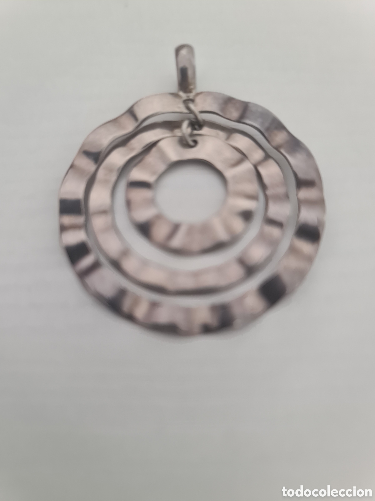 Joyeria: #1076 colgante en c&iacute;rculo plata de ley 925 - Foto 4