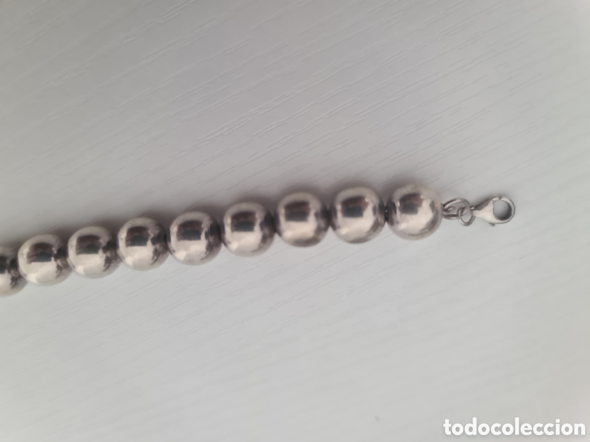 Joyeria: #1078 pulsera eslabon circular plata de ley 925 - Foto 2