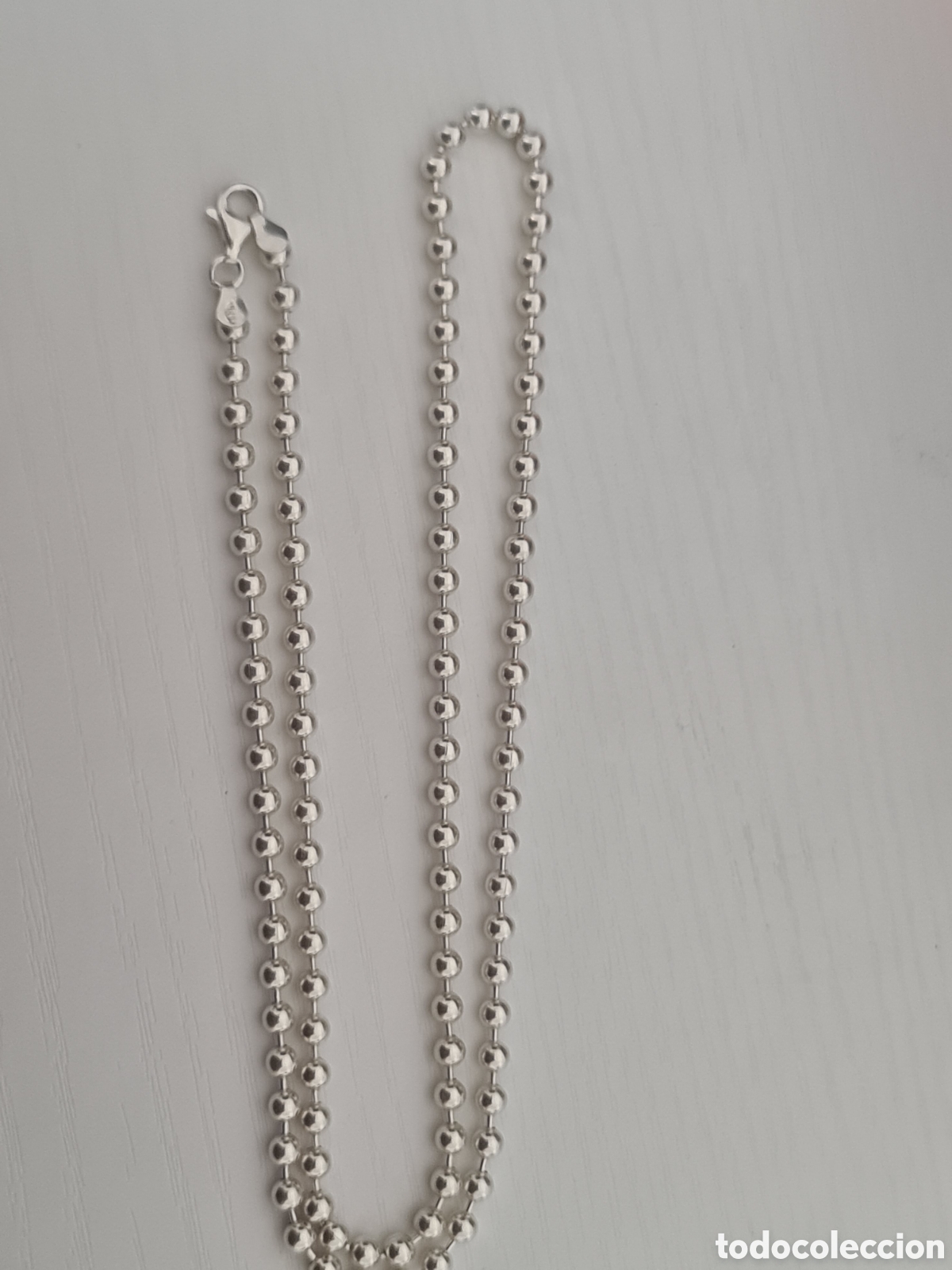 Joyeria: #1088 cadena gargantilla de plata de ley 925 bolas - Foto 3