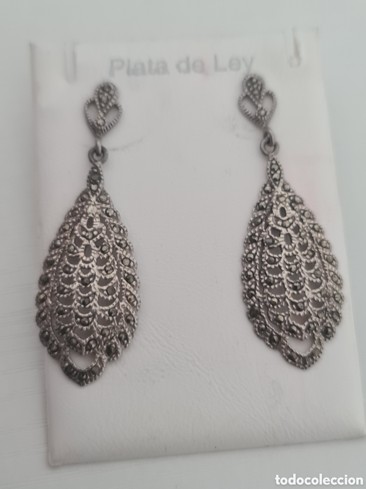 Joyeria: #1093 pendientes plata de 925 lagrima - Foto 5