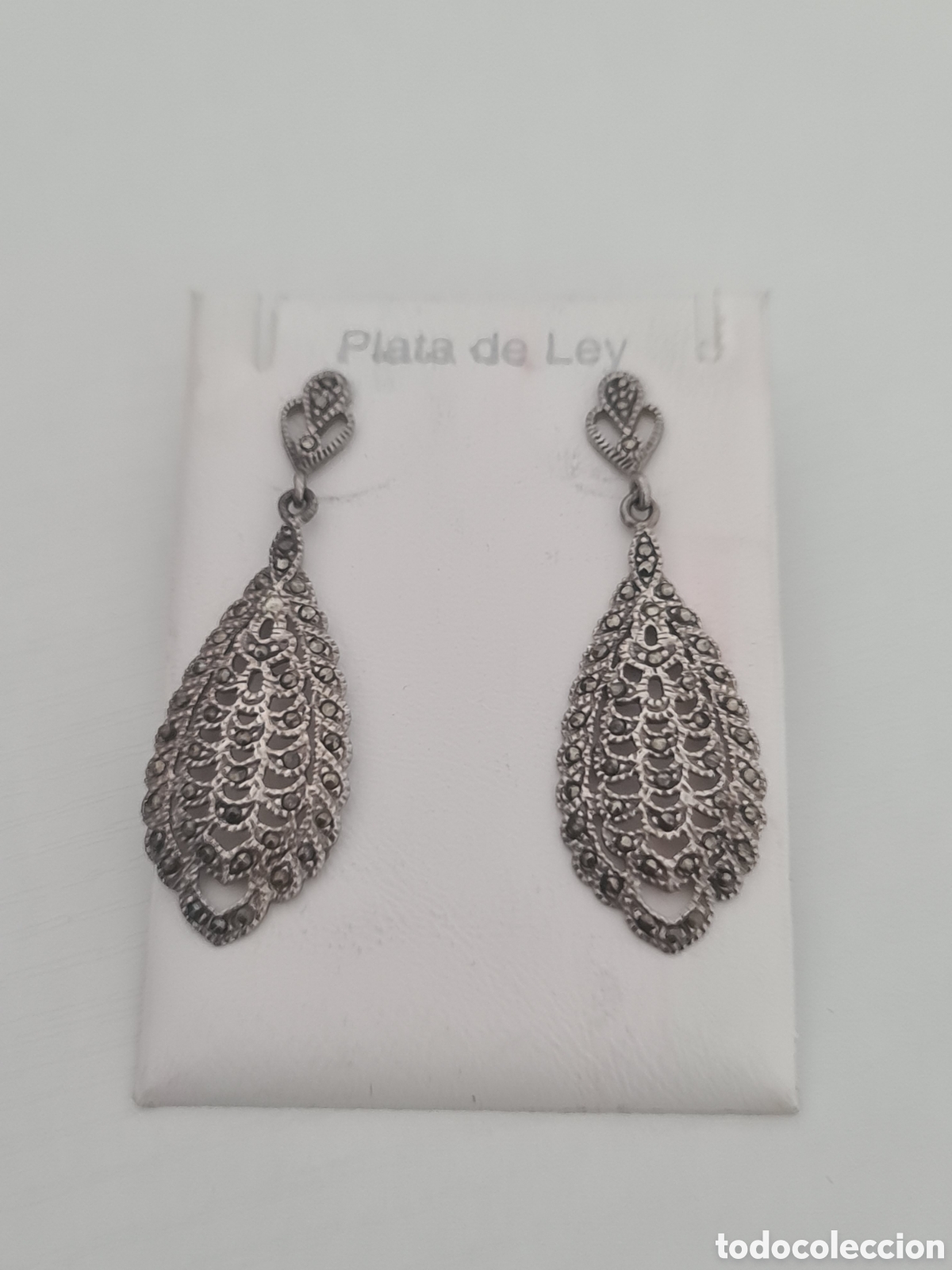 Joyeria: #1093 pendientes plata de 925 lagrima - Foto 1