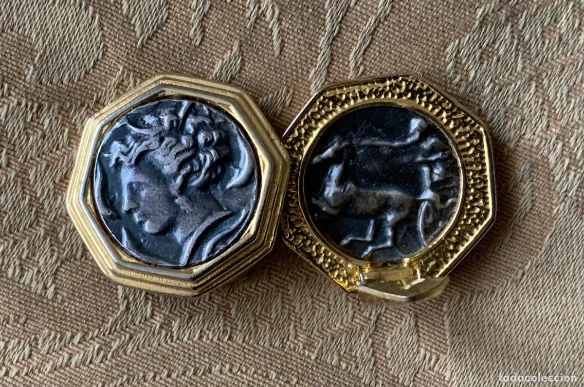Joyeria: PENDIENTES VINTAGE MONEDA - Foto 2