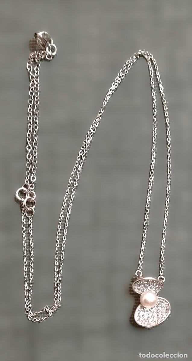 Joyeria: Gargantilla de ostra y perla, Plata - Foto 3