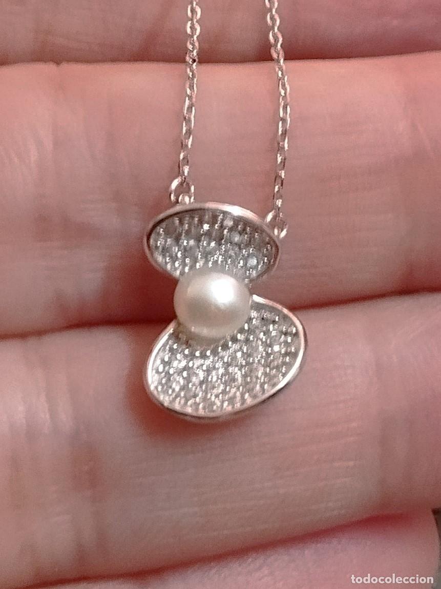 Joyeria: Gargantilla de ostra y perla, Plata - Foto 1