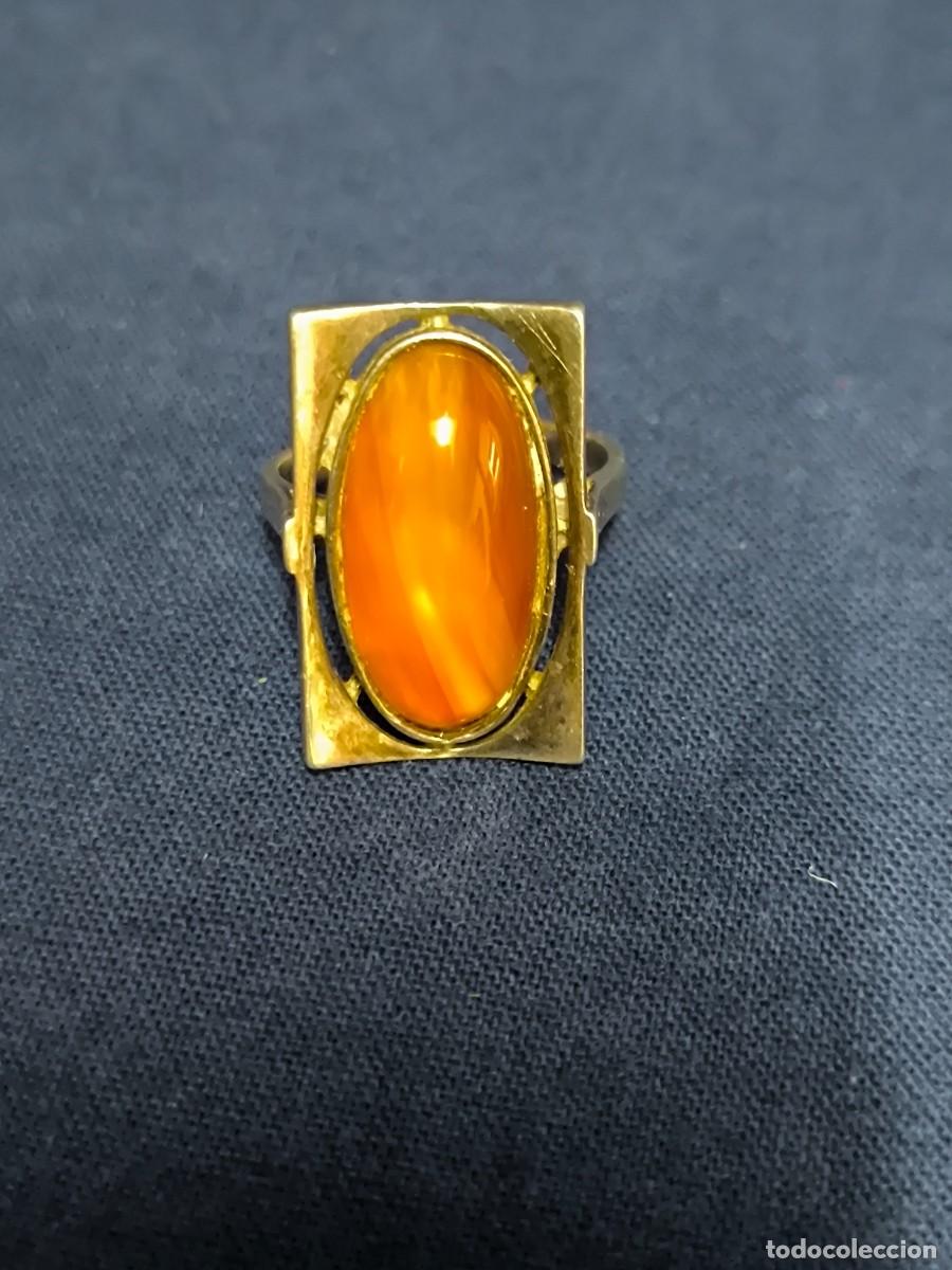 Joyeria: ANILLO DE PLATA Y AMBAR - Foto 3
