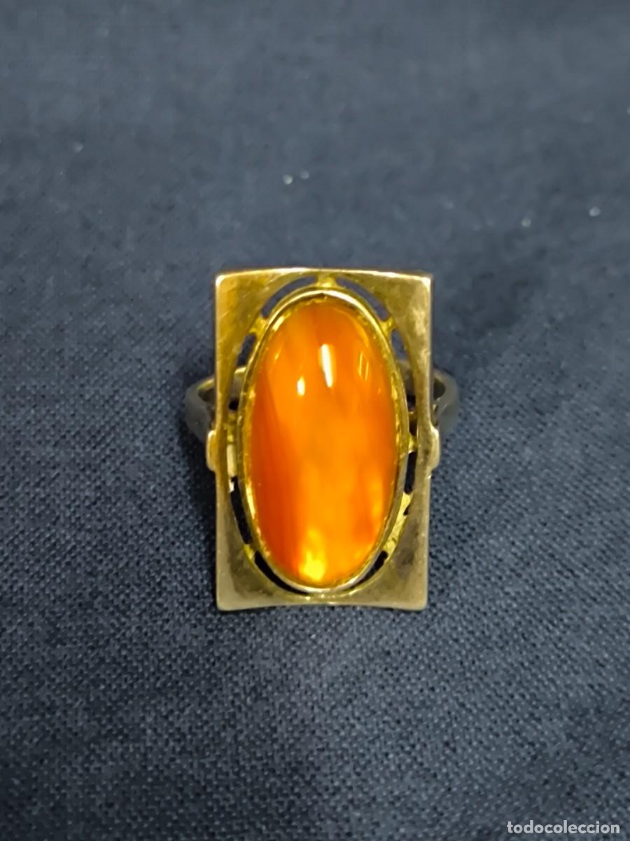 Joyeria: ANILLO DE PLATA Y AMBAR - Foto 6