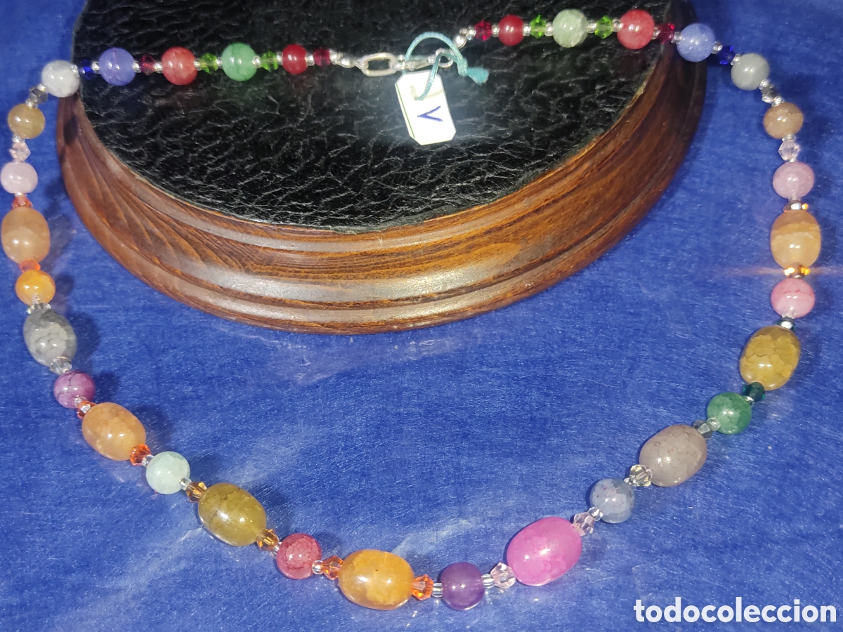 Joyeria: Collar de cuarzos variados.Vintage. *V* - Foto 2