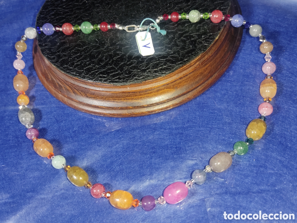 Joyeria: Collar de cuarzos variados.Vintage. *V* - Foto 3