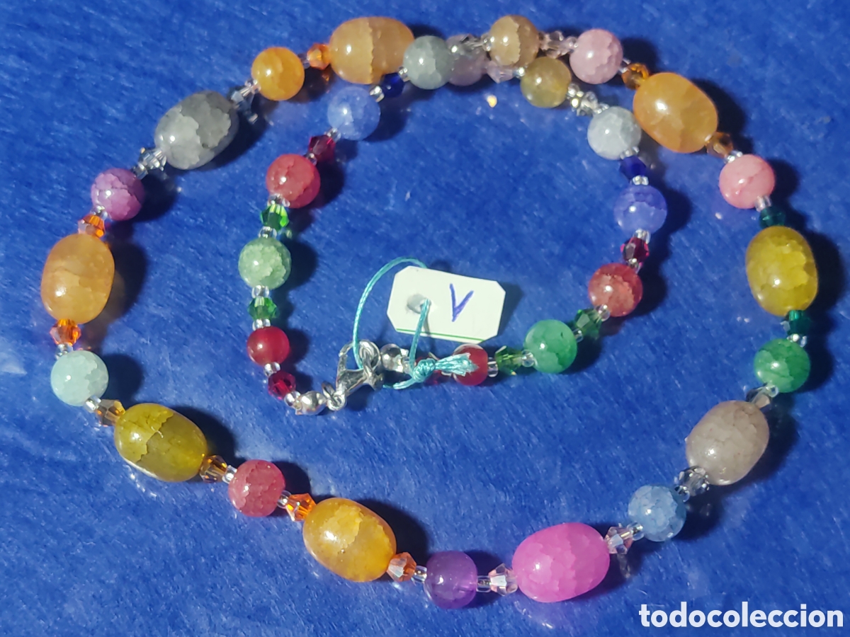 Joyeria: Collar de cuarzos variados.Vintage. *V* - Foto 4