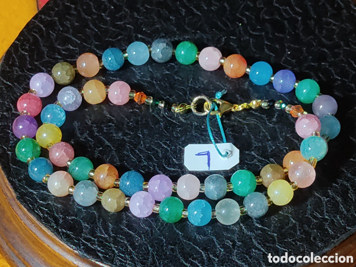Joyeria: Collar de cuentas de cuarzo variado. *L* - Foto 4