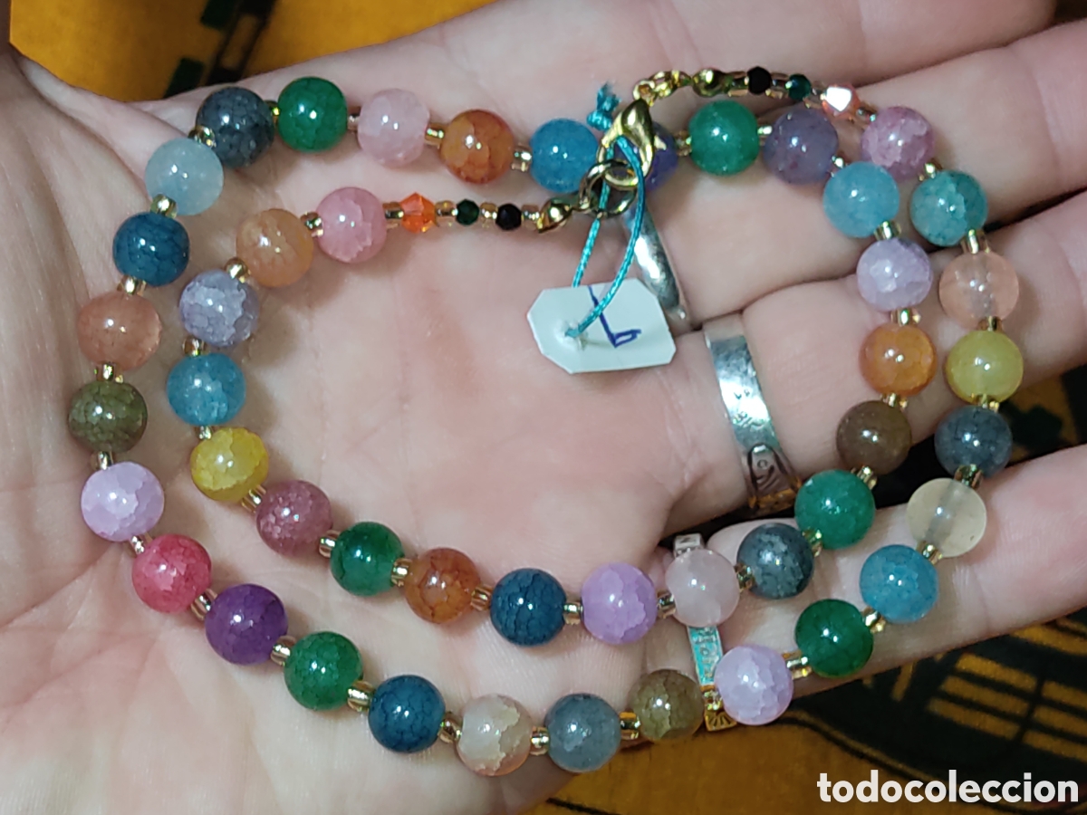 Joyeria: Collar de cuentas de cuarzo variado. *L* - Foto 6