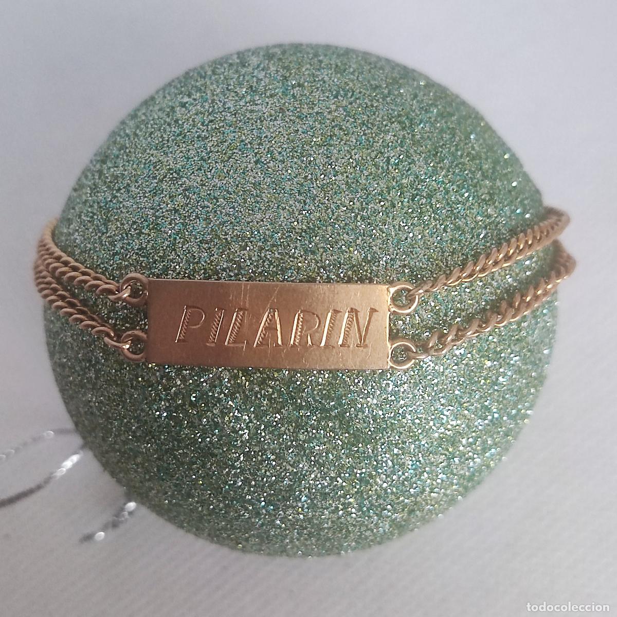 Joyeria: Pulsera No me olvides Oro de Ley 18K - Foto 3