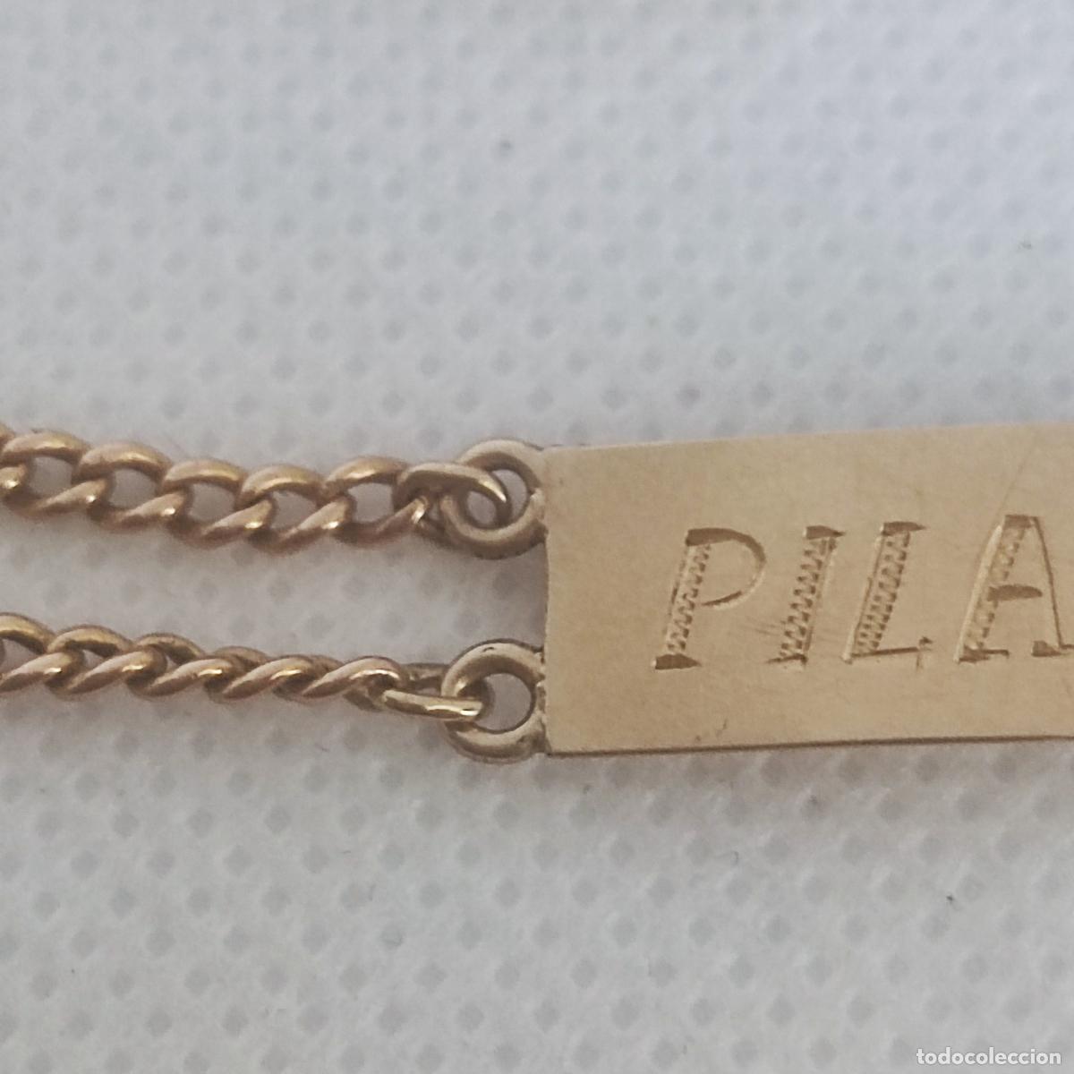 Joyeria: Pulsera No me olvides Oro de Ley 18K - Foto 4