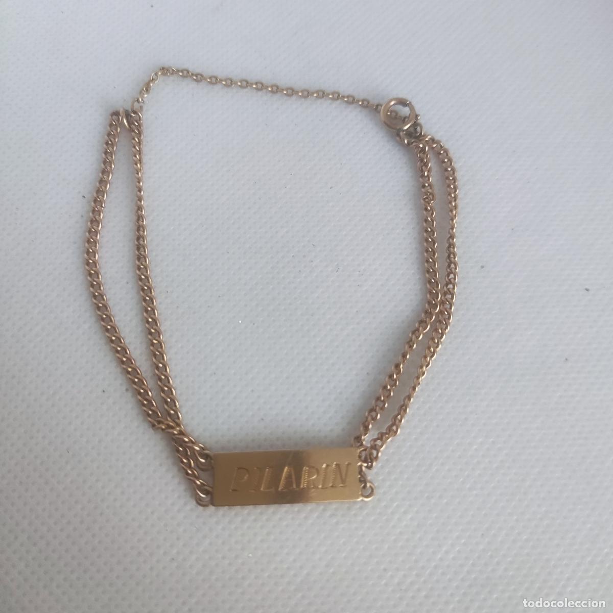 Joyeria: Pulsera No me olvides Oro de Ley 18K - Foto 5