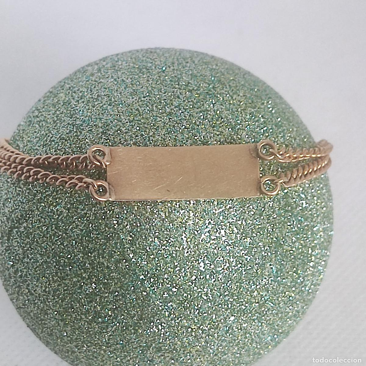 Joyeria: Pulsera No me olvides Oro de Ley 18K - Foto 6